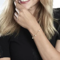 Histoire d'Or Bracelet Friea Or Jaune Perle De Culture Online