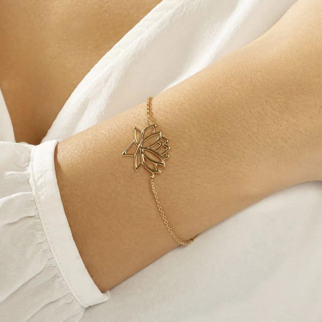 Histoire d'Or Bracelet Fuji Plaqué Or Jaune New