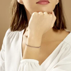 Histoire d'Or Bracelet Gabriela Argent Tricolore Sale