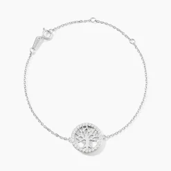 Histoire d'Or Bracelet Galla Argent Blanc Oxyde De Zirconium Sale