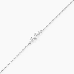 Histoire d'Or Bracelet Galla Argent Blanc Oxyde De Zirconium Best