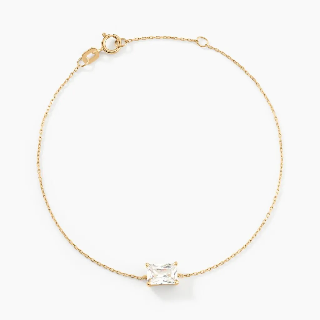 Histoire d'Or Bracelet Gatsby Or Jaune Oxyde De Zirconium