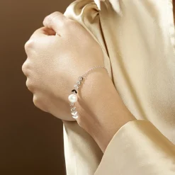 Histoire d'Or Bracelet Giacobbe Argent Blanc Perle De Culture Online