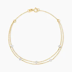 Histoire d'Or Bracelet Giordano Or Jaune Diamant Synthétique Online