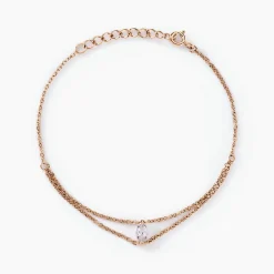 Histoire d'Or Bracelet Giulette De Zirconium argent rose oxyde Outlet