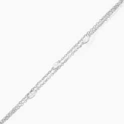 Histoire d'Or Bracelet Giulette De Zirconium argent blanc oxyde Outlet