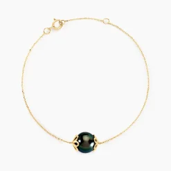 Histoire d'Or Bracelet Giunone Or Jaune Perle De Tahiti Clearance