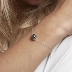 Histoire d'Or Bracelet Giunone Or Jaune Perle De Tahiti Clearance