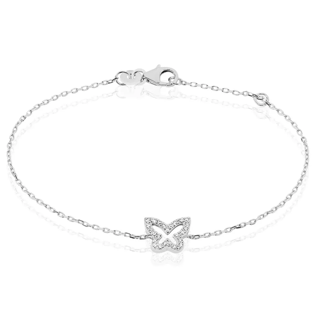 Histoire d'Or Bracelet Gladys Argent Blanc Oxyde De Zirconium Clearance