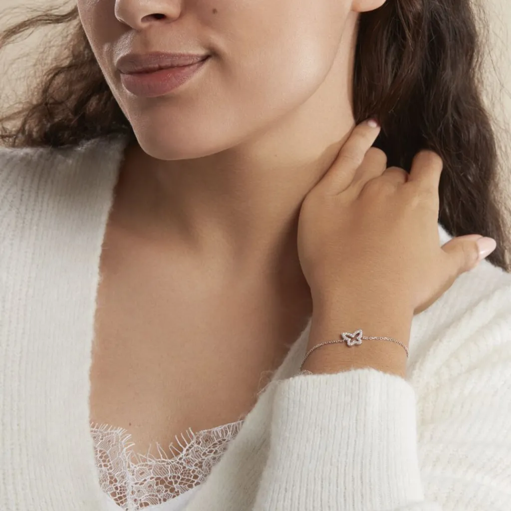 Histoire d'Or Bracelet Gladys Argent Blanc Oxyde De Zirconium Clearance