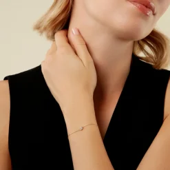 Histoire d'Or Bracelet Glendower Or Jaune Diamant Synthétique Online