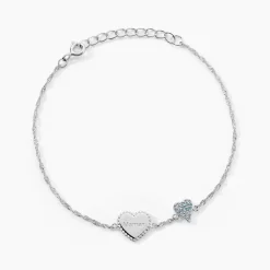 Histoire d'Or Bracelet Gloria Argent Blanc Oxyde De Zirconium Online