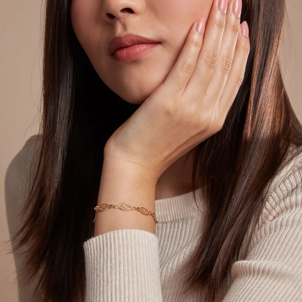 Histoire d'Or Bracelet Golden Acanty Or Jaune