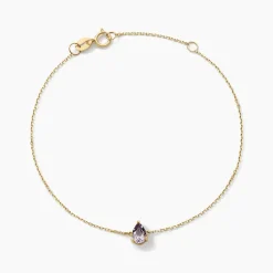 Histoire d'Or Bracelet Goutte Or Jaune Améthyste or jaune améthyste violet Sale
