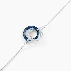 Histoire d'Or Bracelet Grizzel Argent Céramique Oxyde Hot