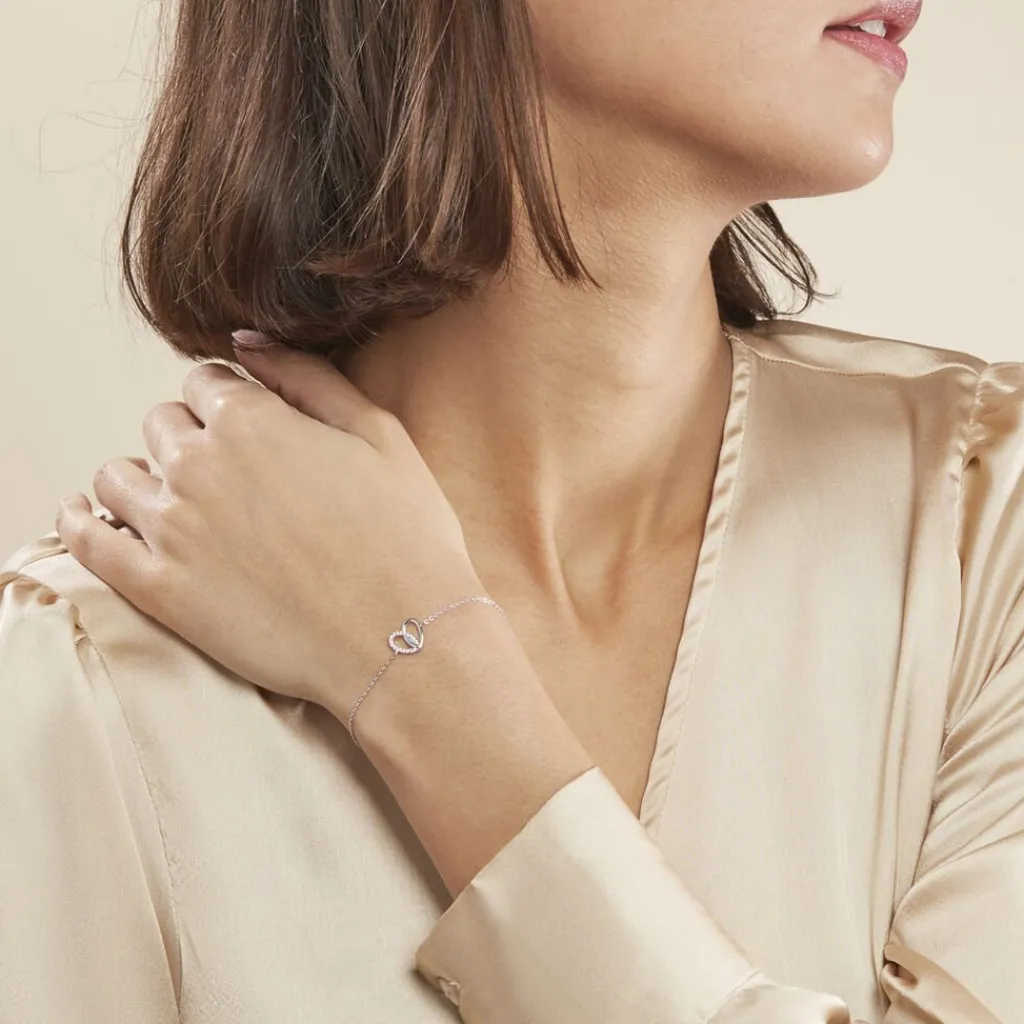 Histoire d'Or Bracelet Guilia Argent Blanc Oxyde De Zirconium Online
