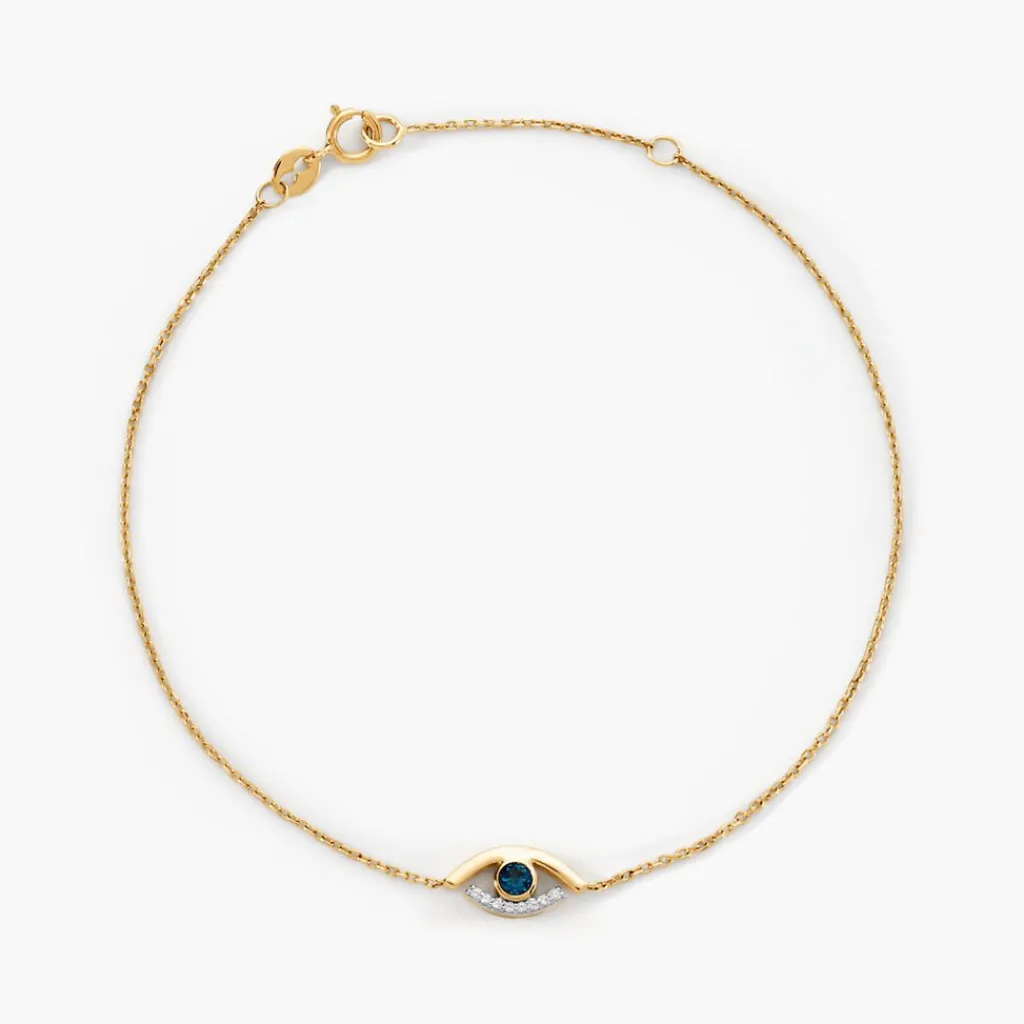 Histoire d'Or Bracelet Hajnal Or Jaune Topaze Oxyde De Zirconium Clearance