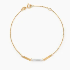 Histoire d'Or Bracelet Halcyone Or Jaune Nacre or jaune nacre blanche