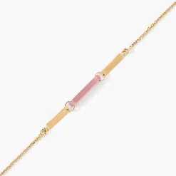 Histoire d'Or Bracelet Halcyone Or Jaune Calcédoine or jaune calcédoine p&ecirc;che Hot