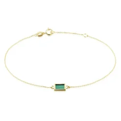 Histoire d'Or Bracelet Hallie Or Jaune Malachite or jaune malachite vert Discount