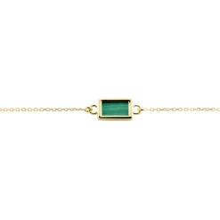 Histoire d'Or Bracelet Hallie Or Jaune Malachite or jaune malachite vert Discount