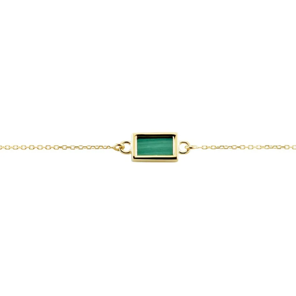 Histoire d'Or Bracelet Hallie Or Jaune Malachite or jaune malachite vert Discount