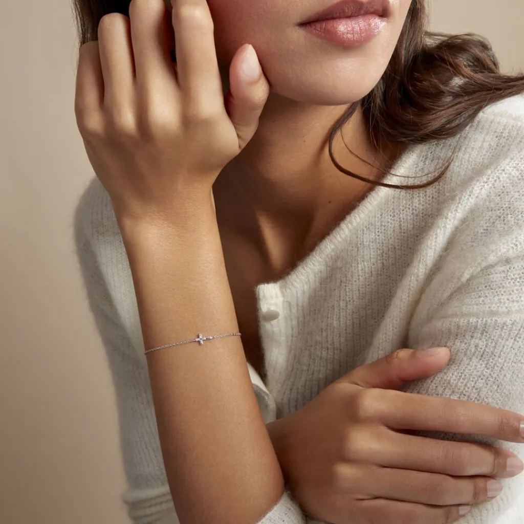 Histoire d'Or Bracelet Haïvy Argent Blanc Oxyde De Zirconium Best