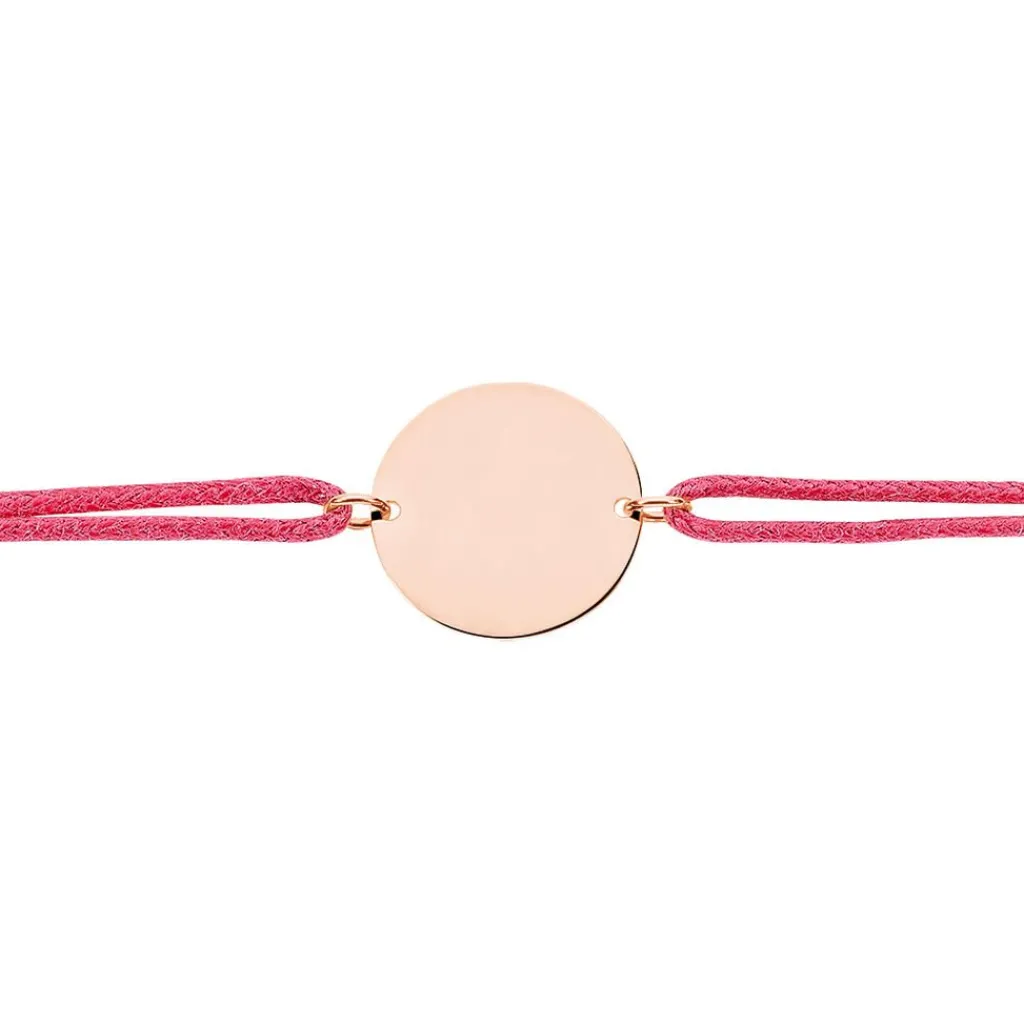 Histoire d'Or Bracelet Helenia Pastille Gravable or rose Clearance