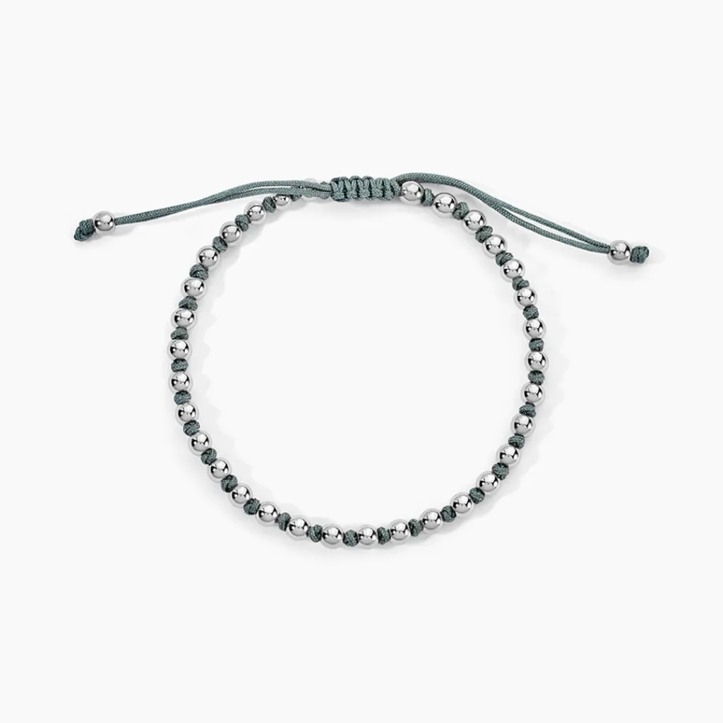 Histoire d'Or Bracelet Henrik Acier Blanc New