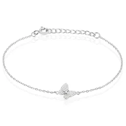 Histoire d'Or Bracelet Hervelina Argent Blanc Oxyde De Zirconium Discount