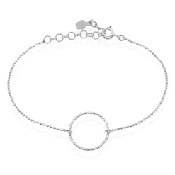 Histoire d'Or Bracelet Hibis Argent Blanc Hot