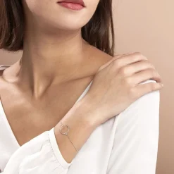 Histoire d'Or Bracelet Hibis Argent Blanc Hot