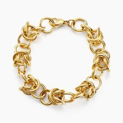 Histoire d'Or Bracelet Huda Acier Jaune Clearance