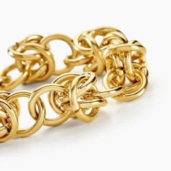 Histoire d'Or Bracelet Huda Acier Jaune Clearance