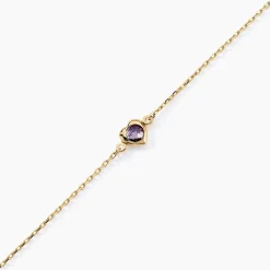 Histoire d'Or Bracelet Icarus Or Jaune Améthyste or jaune améthyste violet Clearance