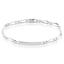 Histoire d'Or Bracelet Identité Anilo Argent Blanc Hot