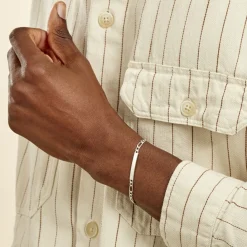 Histoire d'Or Bracelet Identité Argent Blanc Vila Clearance