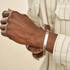 Histoire d'Or Bracelet Identité Argent Blanc Vila Hot