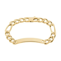 Histoire d'Or Bracelet Identité Bixente Plaqué Or Jaune New