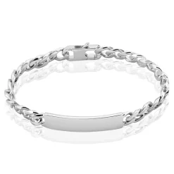 Histoire d'Or Bracelet Identité Casper argent blanc Hot
