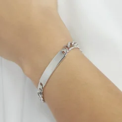 Histoire d'Or Bracelet Identité Casper argent blanc Hot