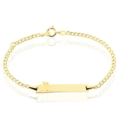 Histoire d'Or Bracelet Identité Etheline Maille Gourmette Or Jaune Outlet