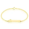 Histoire d'Or Bracelet Identité Etheline Maille Gourmette Or Jaune Best
