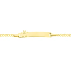 Histoire d'Or Bracelet Identité Etheline Maille Gourmette Or Jaune Best