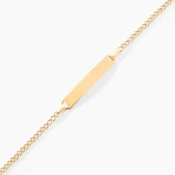 Histoire d'Or Bracelet Identité Etheline Maille Gourmette or jaune Online