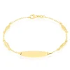 Histoire d'Or Bracelet Identité Eudoxie Maille Filigrane Or Jaune Hot