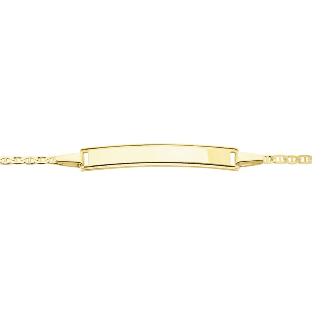 Histoire d'Or Bracelet Identité Fanelia Maille Marine Or Jaune Online