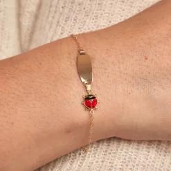 Histoire d'Or Bracelet Identité Gaspardine Maille Forçat Or Jaune Online