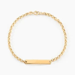 Histoire d'Or Bracelet Identité Marcel Or Jaune New