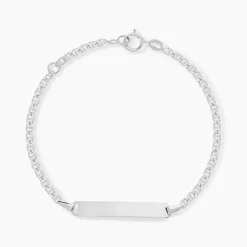 Histoire d'Or Bracelet Identité Shanah Or Blanc Sale